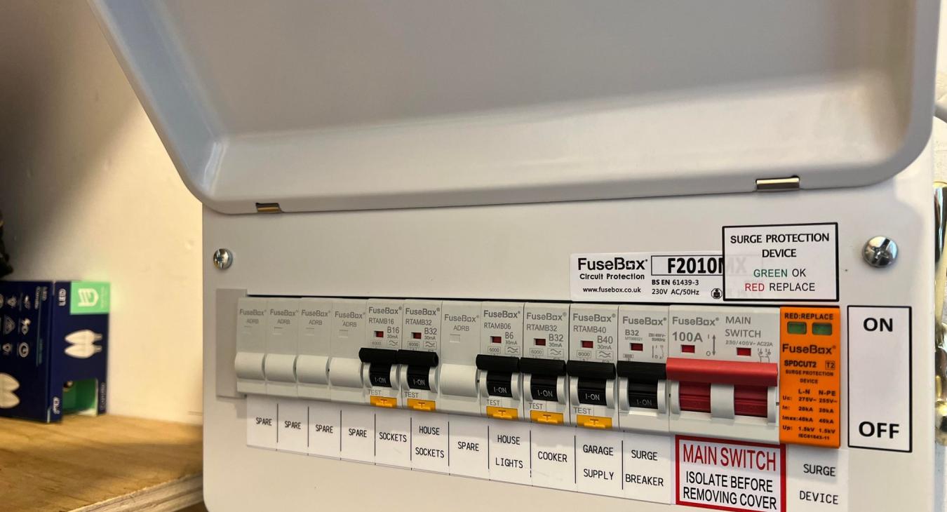 Fuse-box upgrade in Newton Abbot