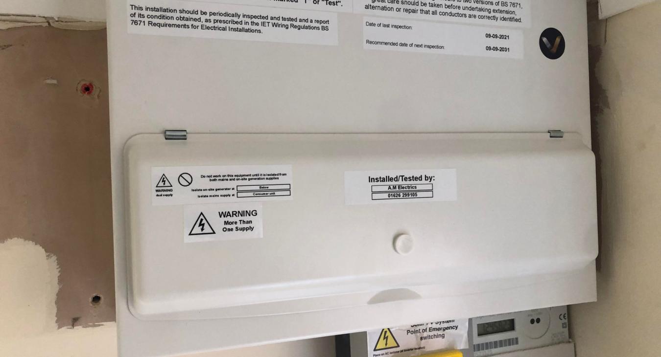 A.M Electrics services: Full Rewires