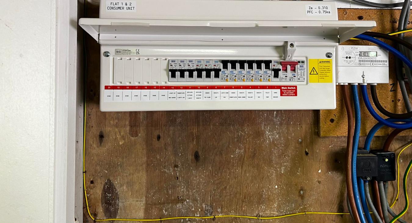 Fusebox upgrade in Newton Abbot