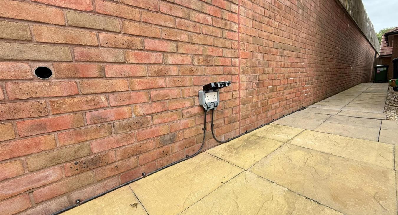 Outdoor Socket Installation - Newton Abbot