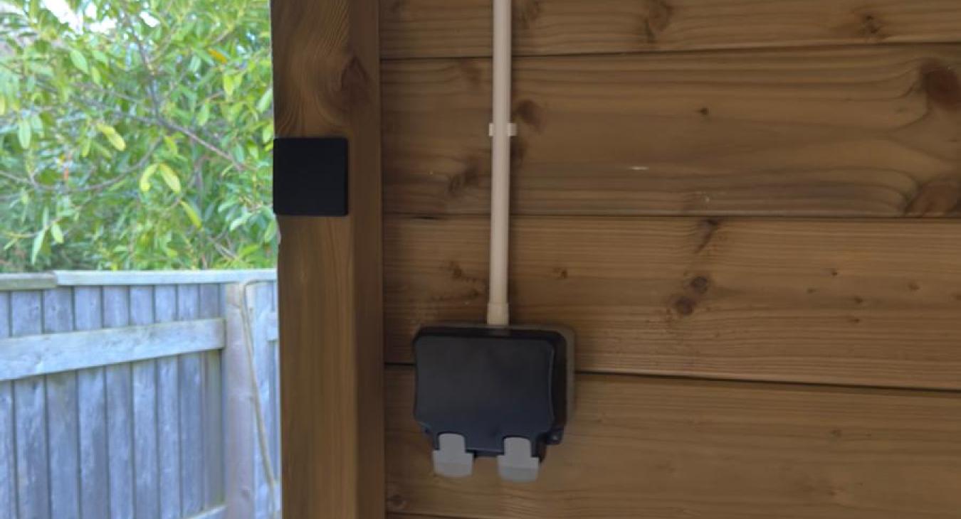 EV Car Charging Port Installation with Lighting, Car Charging and Internet Newton Abbot