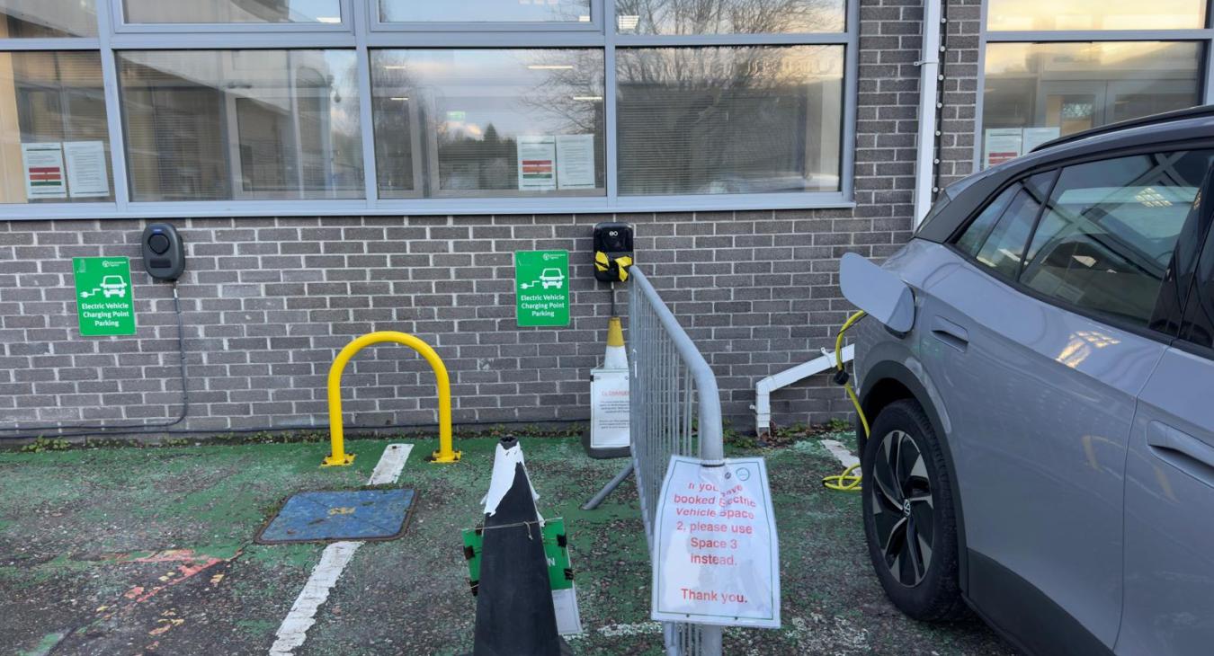 EV Charging Lead Stuck In Charger in Exeter