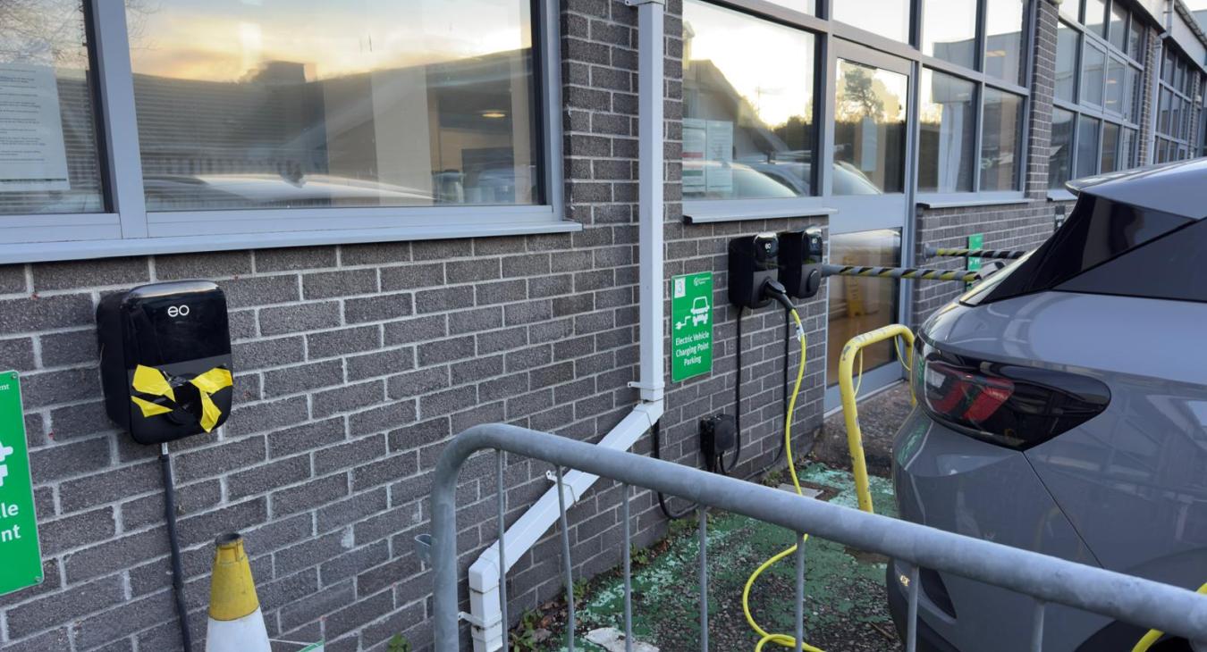 EV Charging Lead Stuck In Charger in Exeter