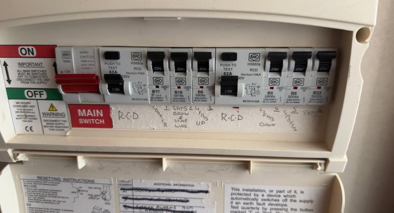 Consumer Unit Upgrade in Newton Abbot